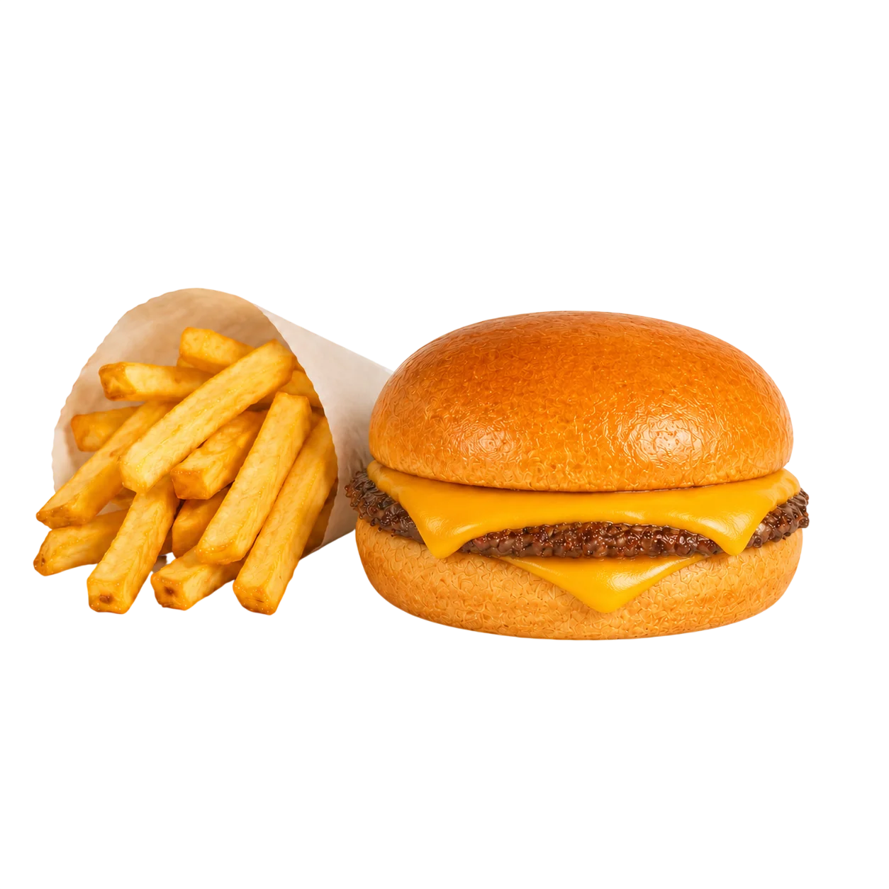 Cheeseburger menú infantil